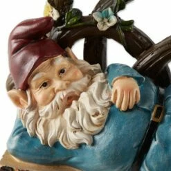 Promo ❤️ Zingz & Thingz Zingz & Thingz 9.75" Polyresin Afternoon Nap Solar Gnome 🤩 -Garden Decor Shop unnamed file 10017