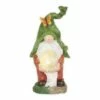 Discount 🤩 Zingz & Thingz Zingz & Thingz 11.75" Polyresin Gnome Holding Orb Solar Statue 🌟