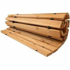 Best reviews of 🧨 Plow & Hearth - Roll-Out Curved Hardwood Garden and Yard Pathway, 4'L x 18"W ⌛