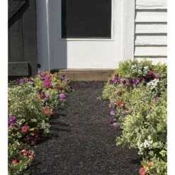 Outlet 😉 Plow & Hearth - Permanent Mulch Recycled Rubber Outdoor Pathway for Gardens, 22" W x 6' L 😉 -Garden Decor Shop unnamed file 10053