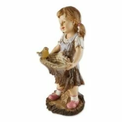 Best Pirce 🔥 Zingz & Thingz Zingz & Thingz 14.5" Polyresin Sweet ☀️ Summertime Solar Statue Brown 🔥