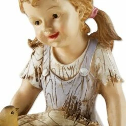 Best Pirce 🔥 Zingz & Thingz Zingz & Thingz 14.5" Polyresin Sweet ☀️ Summertime Solar Statue Brown 🔥 -Garden Decor Shop unnamed file 10116