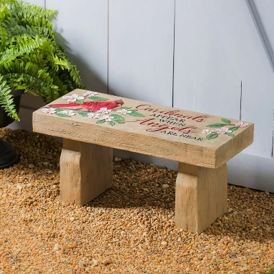 Deals ⭐ Evergreen Cardinals Appear Resin Memorial Garden Bench- 29x14x12 in 🛒 3 Deals ⭐ Evergreen Cardinals Appear Resin Memorial Garden Bench- 29x14x12 in 🛒