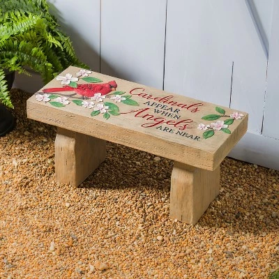 Deals ⭐ Evergreen Cardinals Appear Resin Memorial Garden Bench- 29x14x12 in 🛒 4 Deals ⭐ Evergreen Cardinals Appear Resin Memorial Garden Bench- 29x14x12 in 🛒 - Image 2