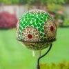 Wholesale 👍 Evergreen 10" Mosaic Glass Gazing Ball, Green with Golden Blooms- Fade and Weather Resistant Outdoor Decor for Homes, Yards and Gardens ✨ -Garden Decor Shop unnamed file 10162