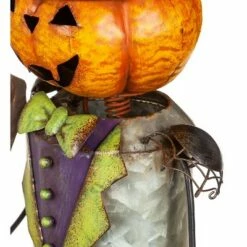 Best reviews of 👏 Evergreen 28"H Pumpkin Man Metal Garden Statue 👏 -Garden Decor Shop unnamed file 10166