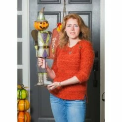 Best reviews of 👏 Evergreen 28"H Pumpkin Man Metal Garden Statue 👏 -Garden Decor Shop unnamed file 10169