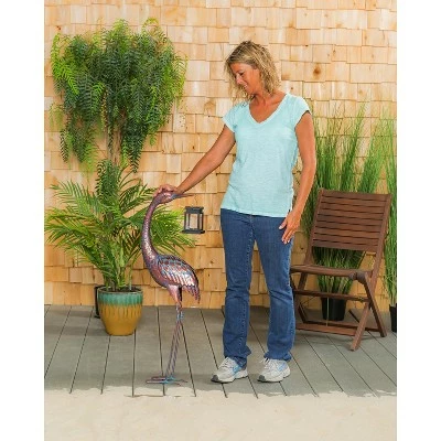 Deals π Evergreen 33.5"H Decorative Metal Crane with Solar Lantern Garden Statuary π€© 4 Deals π Evergreen 33.5"H Decorative Metal Crane with Solar Lantern Garden Statuary π€© - Image 2