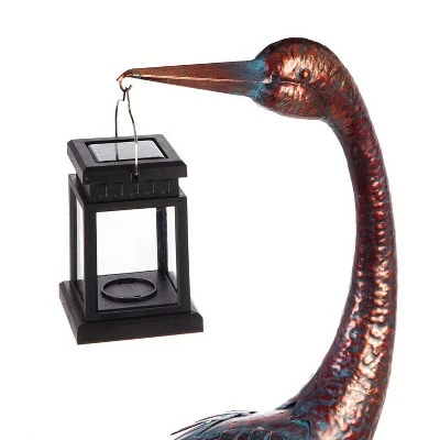 Deals π Evergreen 33.5"H Decorative Metal Crane with Solar Lantern Garden Statuary π€© 6 Deals π Evergreen 33.5"H Decorative Metal Crane with Solar Lantern Garden Statuary π€© - Image 4