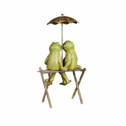 Hot Sale 🎁 Evergreen 14.5"H Garden Statuary, Sitting Frog Couple- Fade and Weather Resistant Outdoor Decor for Homes, Yards and Gardens 🧨 -Garden Decor Shop unnamed file 10185