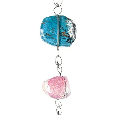 Flash Sale ❤️ Evergreen 71"H Multicolor Glass Rain Chain- Fade and Weather Resistant Outdoor Decor 🤩 4 Flash Sale ❤️ Evergreen 71"H Multicolor Glass Rain Chain- Fade and Weather Resistant Outdoor Decor 🤩 - Image 2