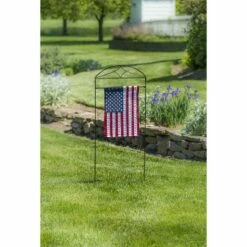 Best Sale 🛒 Evergreen Diamond Garden Flag Arbor Stand- 18 x 52 Inches Garden and House Flag Accessories 😀 -Garden Decor Shop unnamed file 10222