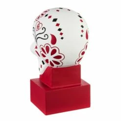 Brand new 🥰 Evergreen University of Oklahoma, Sugar Skull Statue ✔️ -Garden Decor Shop unnamed file 10237