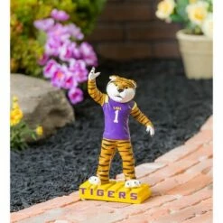 New ❤️ Evergreen Louisiana State University, Mascot Statue 😀 -Garden Decor Shop unnamed file 10245