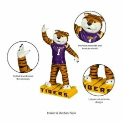 New ❤️ Evergreen Louisiana State University, Mascot Statue 😀 -Garden Decor Shop unnamed file 10248