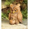 New 😍 Evergreen Mother and Baby Owl Garden Statue 🧨