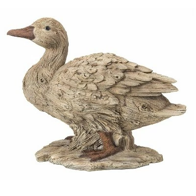 Promo π HI-LINE GIFT LTD 9.5" Wood Duck Driftwood Outdoor Statue Brown - Hi-Line Gift π 3 Promo π HI-LINE GIFT LTD 9.5" Wood Duck Driftwood Outdoor Statue Brown - Hi-Line Gift π
