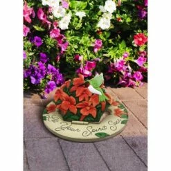 Cheapest 🔔 Evergreen Spread Your Wings and Let Your Spirit Soar, 3D Hummingbird, Round Garden Stone- 11x11 in 👍 -Garden Decor Shop unnamed file 10318