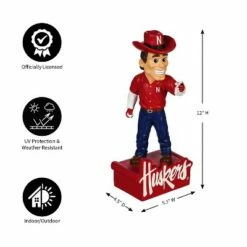 Flash Sale 👍 Evergreen University of Nebraska, Mascot Statue 🛒 -Garden Decor Shop unnamed file 10323