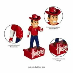 Flash Sale 👍 Evergreen University of Nebraska, Mascot Statue 🛒 -Garden Decor Shop unnamed file 10324