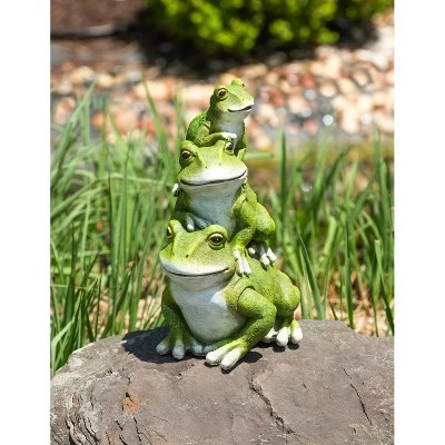 Brand new β¨ Evergreen 15.5"H Stacked Frog Trio Garden Statuary- Fade and Weather Resistant Outdoor Decor π 3 Brand new β¨ Evergreen 15.5"H Stacked Frog Trio Garden Statuary- Fade and Weather Resistant Outdoor Decor π