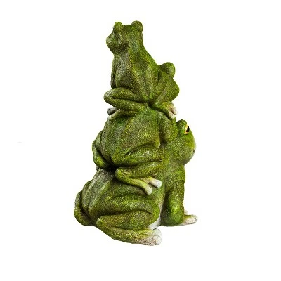 Brand new β¨ Evergreen 15.5"H Stacked Frog Trio Garden Statuary- Fade and Weather Resistant Outdoor Decor π 4 Brand new β¨ Evergreen 15.5"H Stacked Frog Trio Garden Statuary- Fade and Weather Resistant Outdoor Decor π - Image 2