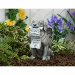 Cheapest β Evergreen 14"H π Dog with Scroll Memorial Garden Statuary Garden and Yard Decor π