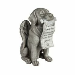 Cheapest ⌛ Evergreen 14"H 🐕 Dog with Scroll Memorial Garden Statuary Garden and Yard Decor 😉 -Garden Decor Shop unnamed file 10450