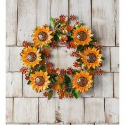 Top 10 ✔️ 25" Metal Wreath Sunflower - Evergreen 🔥 -Garden Decor Shop unnamed file 10457