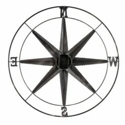 Brand new 🌟 33.25" Outdoor Wall Décor Metal Compass - Evergreen ⌛ -Garden Decor Shop unnamed file 10460