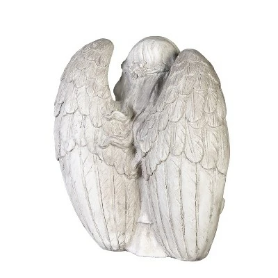 Outlet π Evergreen 16"H Concrete Angel Bird Feeder Garden Statuary- π 4 Outlet π Evergreen 16"H Concrete Angel Bird Feeder Garden Statuary- π - Image 2