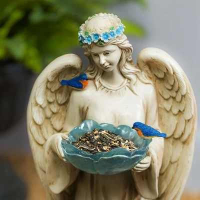 New β Evergreen 29.5"H Angel Bird Feeder Statuary π 5 New β Evergreen 29.5"H Angel Bird Feeder Statuary π - Image 3