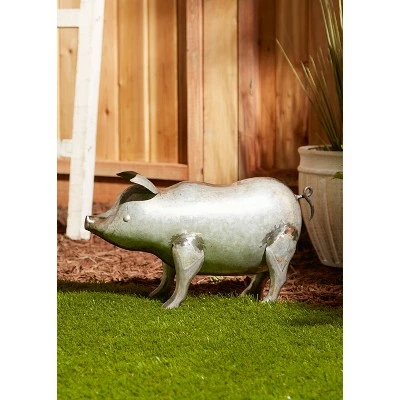Coupon π Zingz & Thingz Zingz & Thingz 5" Iron Galvanized Pig Sculpture Silver β 5 Coupon π Zingz & Thingz Zingz & Thingz 5" Iron Galvanized Pig Sculpture Silver β - Image 3