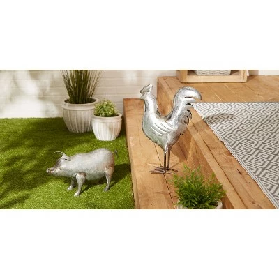 Coupon π Zingz & Thingz Zingz & Thingz 5" Iron Galvanized Pig Sculpture Silver β 8 Coupon π Zingz & Thingz Zingz & Thingz 5" Iron Galvanized Pig Sculpture Silver β - Image 6