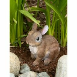 Flash Sale 💯 Zingz & Thingz Zingz & Thingz 6.25" Polyresin Garden Sitting Bunny Statue Brown 😀 -Garden Decor Shop unnamed file 10531