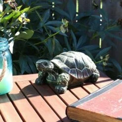 Best reviews of π₯° Sunnydaze Decor Sunnydaze Indoor/Outdoor Lifelike Terrance the Tortoise Patio Garden Yard Entryway Decorative Statue - 9" π