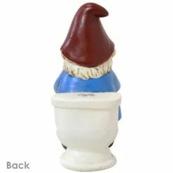 Cheap ❤️ Sunnydaze Decor Sunnydaze Cody the Garden Gnome on the Throne Reading Phone indoor/Outdoor Lightweight Resin Lawn and Garden Statue - 9.5" H ✨ -Garden Decor Shop unnamed file 10562