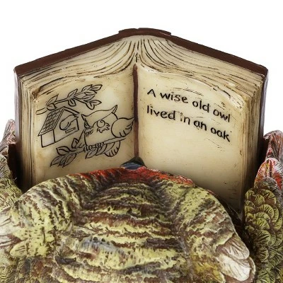Best Sale π€© 7" Resin Solar Owl Reading Book Statue Brown - Exhart π 6 Best Sale π€© 7" Resin Solar Owl Reading Book Statue Brown - Exhart π - Image 4