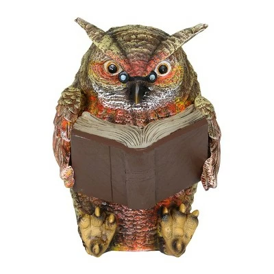 Best Sale π€© 7" Resin Solar Owl Reading Book Statue Brown - Exhart π 10 Best Sale π€© 7" Resin Solar Owl Reading Book Statue Brown - Exhart π - Image 8
