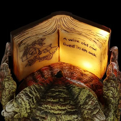 Best Sale π€© 7" Resin Solar Owl Reading Book Statue Brown - Exhart π 13 Best Sale π€© 7" Resin Solar Owl Reading Book Statue Brown - Exhart π - Image 11
