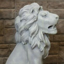 Buy 😉 Sunnydaze Decor Sunnydaze Outdoor Concrete Noble Beast Sitting Lion Patio Lawn and Garden Decorative Sculpture - 30" 🛒 -Garden Decor Shop unnamed file 10592