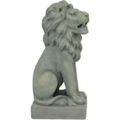 Buy 😉 Sunnydaze Decor Sunnydaze Outdoor Concrete Noble Beast Sitting Lion Patio Lawn and Garden Decorative Sculpture - 30" 🛒 -Garden Decor Shop unnamed file 10595
