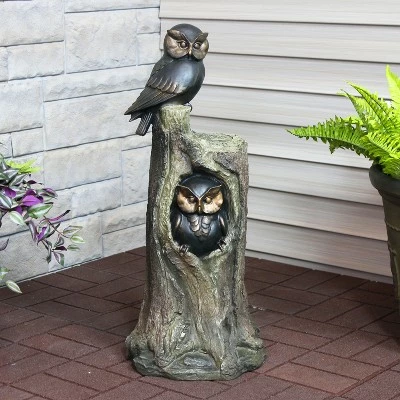 Best Pirce π― Sunnydaze Decor Sunnydaze Outdoor Polyresin Owl Duo on Tree Stump Patio Lawn and Garden Decorative Accent Statue - 31" β¨ 3 Best Pirce π― Sunnydaze Decor Sunnydaze Outdoor Polyresin Owl Duo on Tree Stump Patio Lawn and Garden Decorative Accent Statue - 31" β¨
