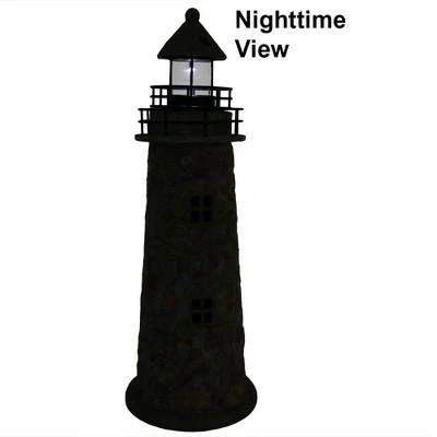 Buy π Sunnydaze Decor Sunnydaze Outdoor Backyard Garden Nautical Lighthouse Solar LED Pathlight Statue Figurine - 36" - Cobblestone π€© 10 Buy π Sunnydaze Decor Sunnydaze Outdoor Backyard Garden Nautical Lighthouse Solar LED Pathlight Statue Figurine - 36" - Cobblestone π€© - Image 8