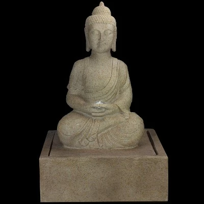 Deals π₯° Northlight 28" Prelit LED Praying Buddha Outdoor Patio Garden Water Fountain - Ivory π 3 Deals π₯° Northlight 28" Prelit LED Praying Buddha Outdoor Patio Garden Water Fountain - Ivory π