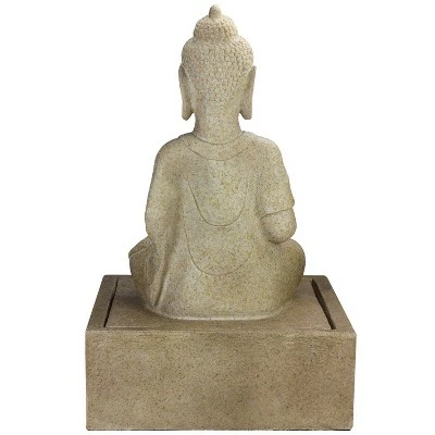 Deals π₯° Northlight 28" Prelit LED Praying Buddha Outdoor Patio Garden Water Fountain - Ivory π 5 Deals π₯° Northlight 28" Prelit LED Praying Buddha Outdoor Patio Garden Water Fountain - Ivory π - Image 3