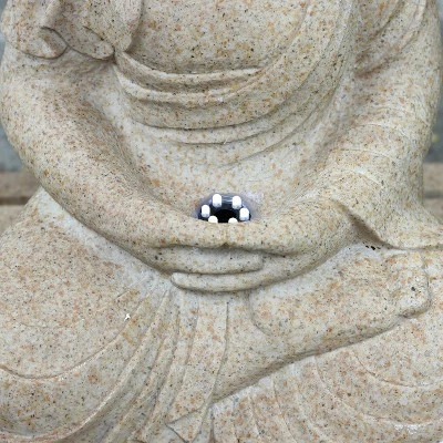 Deals π₯° Northlight 28" Prelit LED Praying Buddha Outdoor Patio Garden Water Fountain - Ivory π 6 Deals π₯° Northlight 28" Prelit LED Praying Buddha Outdoor Patio Garden Water Fountain - Ivory π - Image 4