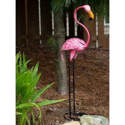 Top 10 โค๏ธ Zingz & Thingz Zingz & Thingz 35.62" Metal Tropical Tango Flamingo Statue Pink ๐ 3 Top 10 โค๏ธ Zingz & Thingz Zingz & Thingz 35.62" Metal Tropical Tango Flamingo Statue Pink ๐ - Image 2