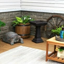 Promo 🔥 Sunnydaze Decor Sunnydaze Indoor/Outdoor Glass Fiber Reinforced Concrete Talia the Tortoise Patio Garden Yard Entryway Decorative Statue - 29" 🛒 -Garden Decor Shop unnamed file 10624