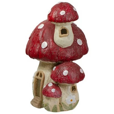 Best Pirce π₯ Northlight 18" Red and Beige Mushroom House Outdoor Garden Statue π 5 Best Pirce π₯ Northlight 18" Red and Beige Mushroom House Outdoor Garden Statue π - Image 4